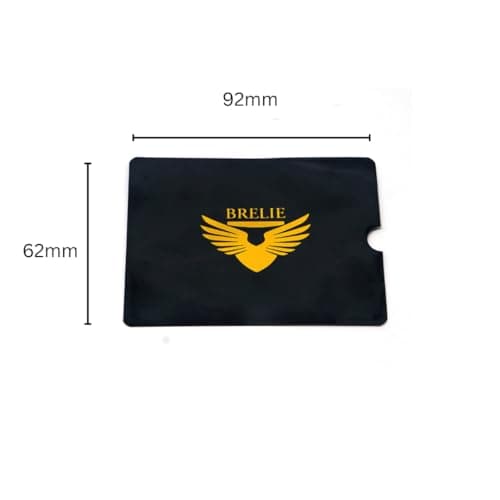 BRELIE RFID Blocking Sleeves- Credit Card Sleeve Protector, Contactless Security Protector, Protection from Cyber & Identity Theft, Credit Card Sleeves x2 Each Pack — view 2