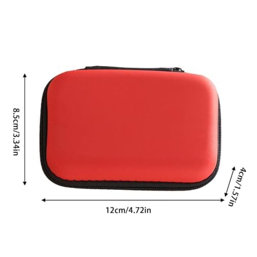 znainnoth Storage Pouch 12x8.5x4cm EVA Travel Case with Secure Zip Closure — view 4