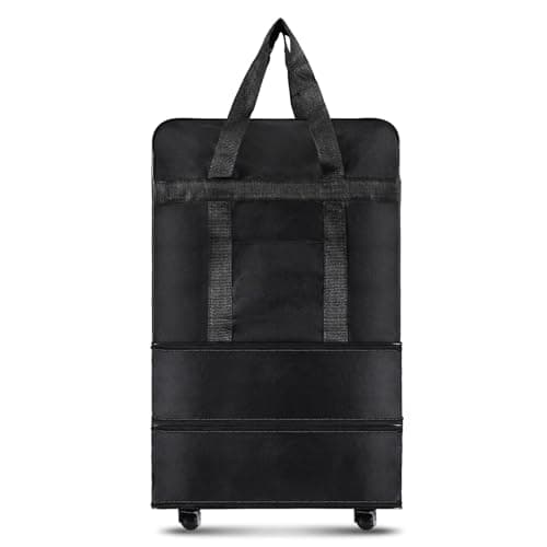 HUIOP Expandable Foldable Suitcase Collapsible Rolling Travel Luggage Bag for Men Women,travel suitcase