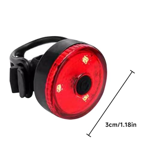 USB Rechargeable Light Set - USB Rechargeable LED Light Set For Bicycles | Bright LED Headlight And Taillight Set | Front And Rear Cycling Safety Flashlights Set | Accessories For Road And Mountain — view 6