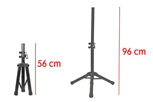 DYNASONIC - DYNAPRO 12 Plus (3rd Generation Tripod Pack) Professional Portable Bluetooth Speaker, Powerful 700W Bluetooth Speaker, 2 Karaoke Microphones, Tablet and Tripod Support — view 3