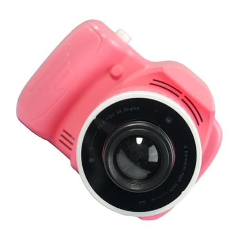 Projector Camera with Music Playback and Ai Editing Pink