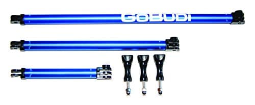 GoBUDi Extension Pole Set Compatible With All Gopro Hero Cameras - 3 Extensions And Bolts — view 3