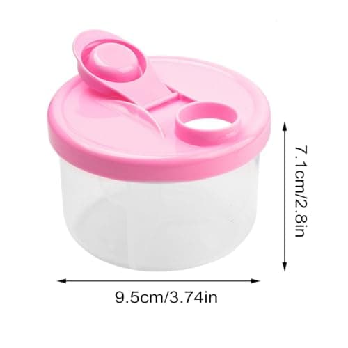 300ml Milk Powder Dispenser Pot, Portable Formula Dispenser, 4-Pack — view 4