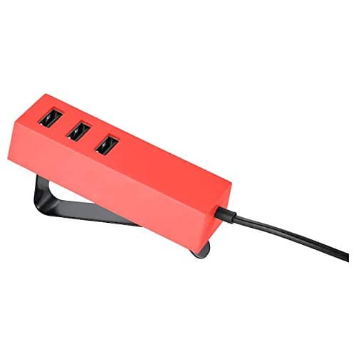 Fast Charging USB charger with clamp + A FREE PEN (Orange)