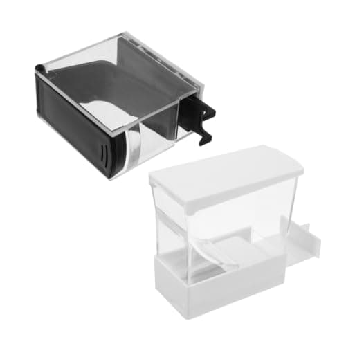 Kichvoe 2pcs Press-on Plastic Cotton Rolls Holder Organizer Box with Sealed Lid for Cotton Wool and Rolls Storage Suitable for Home Care Settings and Travel Kit