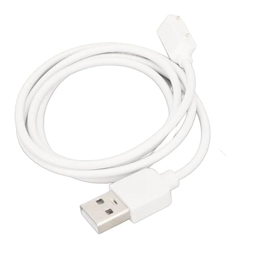 Goshyda Portable Smartwatch Charger, USB Watch Charging Cable Cord for 6 7 Band 6 7, for ES Watch, 3.3ft Magnetic Charging for Travel (White) — view 5