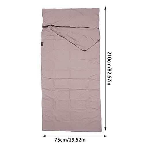 Sleeping Bag Liner - Travel Sleeping Bag Liner, Foldable Travel Sheet Sleeping Bag Liner | Lightweight Compact Sleeping Bag Sheets for Camping & Traveling — view 4