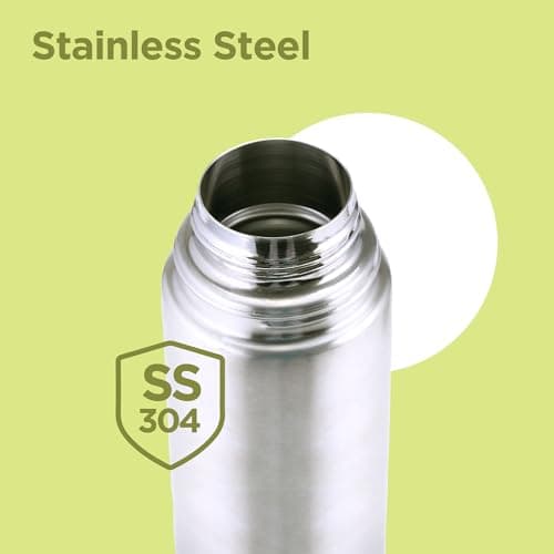Milton Flask 1 Litre (34 oz) Insulated Water Bottle with Cover, Flip Lid — view 4