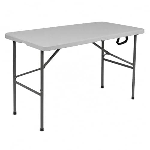 ACCURATE Heavy Duty Folding Camping Table (GREY, 4FT)