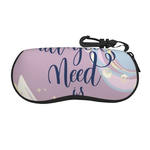Glasses Case All You Need Is Wi Fi Sunglasses Case For Men And Women - Zipper Portable Spectacle Cases With Clip