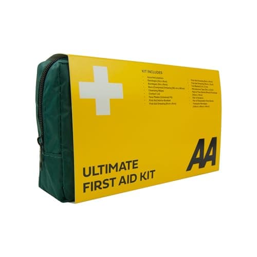 AA Ultimate First Aid Kit - AA0903 - A Family Essential For Car Home Holidays Travel Camping Caravans Office, Black — view 2