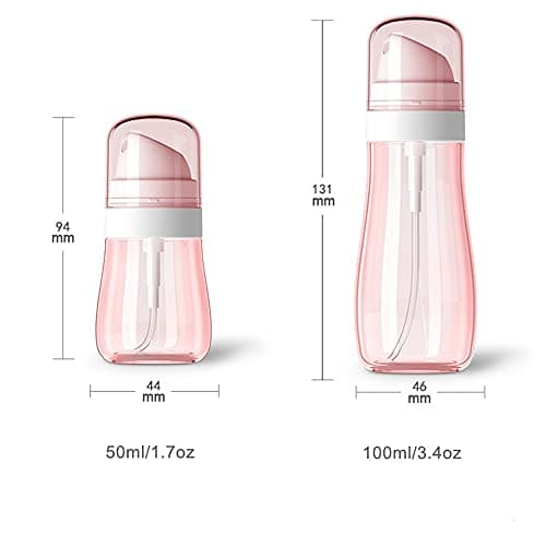 Aurdox Small Spray Bottle, Water Mister Mini Spray Bottle, Aerosol Fine Mist Curly Bottle Empty for Cosmetic Skincare Perfume, Cleaning-2 Pack/50ml — view 5