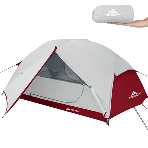 Forceatt Camping Tent, 2-3 Man Tent PU3000mm Waterproof DomeTent Lightweight Portable Easy Setup for Hiking Backping Eurohike
