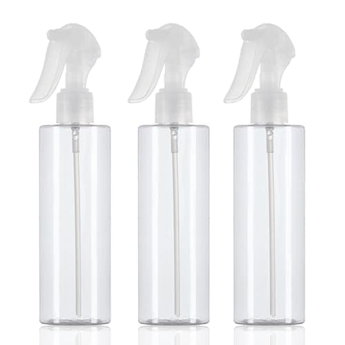 3 Pack Plastic Water Spray Bottle for Hair, 10 oz/300ml Plastic Empty Mister Spray Bottles for Cleaning, Cooking, Plant, Pet (Not Continuous)