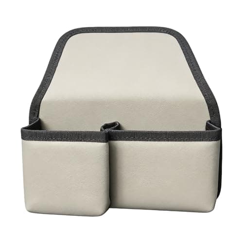 Car Side Storage - Faux Leather 25x12x8cm | Car Sïdē Doøř Organizer with Cup Holder, Key Compartment, Phone Pocket | Vehicle Sedan SUV RV Travel Commuting