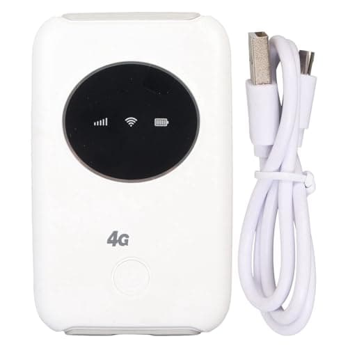 ZAICOLER 4G USB Modem, 150Mbps Unlocked Mobile Hotspot with SIM Card Slot, 3200mAh Rechargeable Battery Router, Connect Up to 10 Devices, Wireless Portable WiFi Router — view 6
