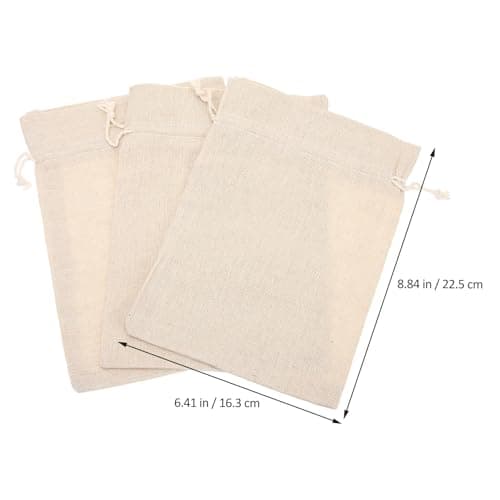 3pcs Portable Cloth Jewelry Pouch with Drawstring Closure for Travel — view 2