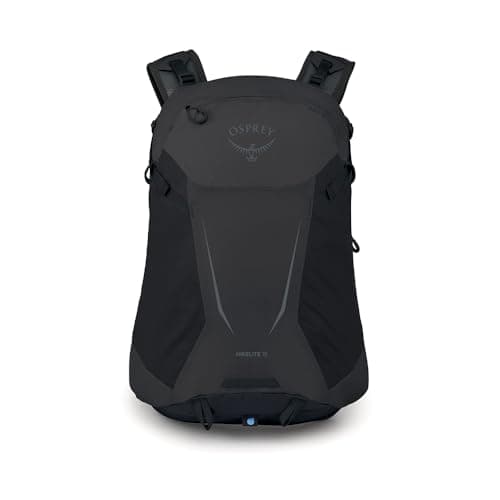 Osprey Hikelite Unisex Hiking Bag, 18L, Raven Black