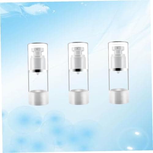 VILLFUL Portable Travel Spray Sunscreen Bottle in Modern Mini and Compact Design 3pcs with Press Pump, Refillable 30ml Cosmetics Sprayer for Bathroom and Travel Use — view 4