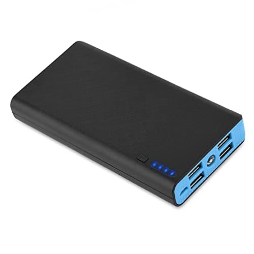 ZASCHMOY 20000mAh Power Bank DIY Kit with 4 USB Outputs, Fast Charging, Full Safety Protection, LED Display, Emergency Flash Light, Ideal for Travel and Outdoor Activities (Blue) — view 4