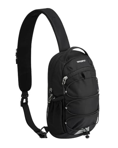 Waterfly Small Crossbody Sling Bag, RFID Anti Theft Chest Bag Men Women
