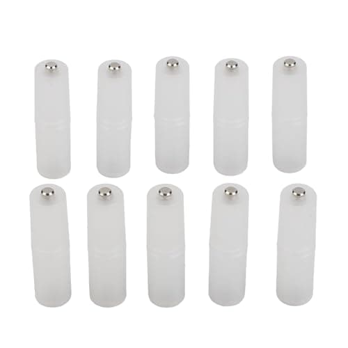 Serenophile 10 Pack AAA to AA Battery Adapter Converter, PP Plastic Battery Holder Case Switcher for Home Office Camping Travel, Compact and Portable Design — view 3