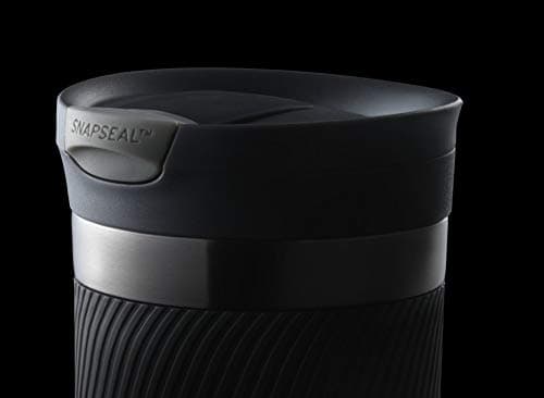 Contigo Travel Mug Byron, Stainless Steel Thermal-Mug, Coffee to go cup, 100% leakproof, Keeps hot for 7 hours, dishwasher safe lid, Black — view 6