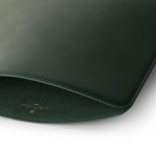 Comfyable Laptop Sleeve 14 Inch Precisely Compatible with MacBook Pro 14-inch M5 2026 A3426 A3427 M4 M3 M2 M1 Pro/Max 2025-2021, Faux Leather Cover Case, 14 in, Sequoia Green — view 3