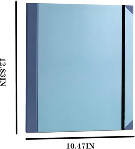 Document Organizer Folio with Labels: Personal Family Document Organizer Binder - Life Binder Organizer Kit with Pockets, Ideal Family Emergency Binder for Important Documents(Blue*1) — view 2