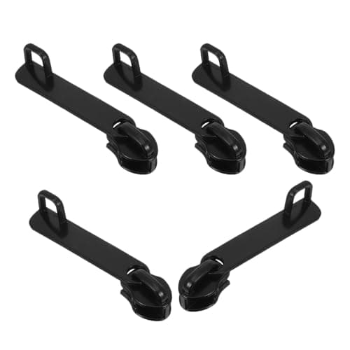 5pcs Nylon Double Layer Luggage Zipper Pulls with Lock Hole for Travel