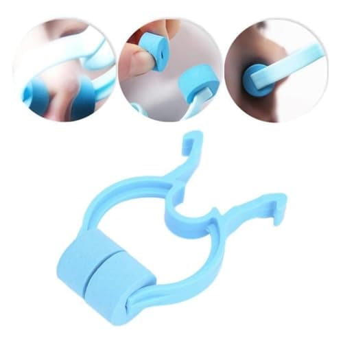 KAEGOUSY 6 Pcs Nose Stop Clips Plastic Foam Nose Clips Nose Bleed Stopper Nasal Clip for Accidental or Emergency Condition — view 3