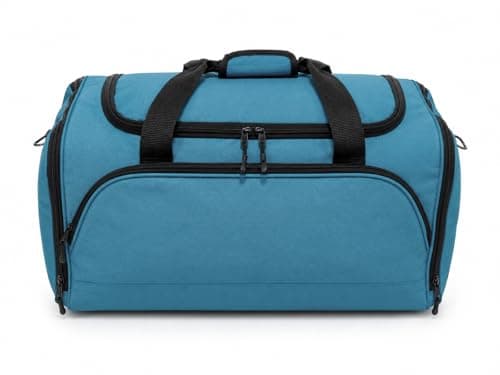 Lightweight Cabin Holdall Travel Gym Weekend Bag, Turquoise, 42L — view 2