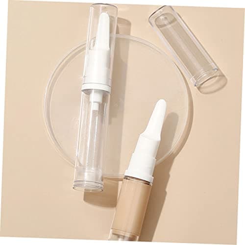 LRXIYODE 6pcs 10ml Compact Lotion Pump Bottles Reusable Travel Size Cosmetic Containers for Foundation Essence Moisturiser — view 4