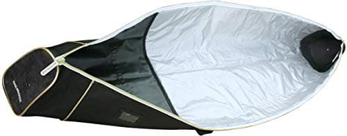 BRUBAKER Combo Grenoble - Ski Boot Bag and Padded Ski Bag up to 74 3/4 Inches - Black/Golden — view 4