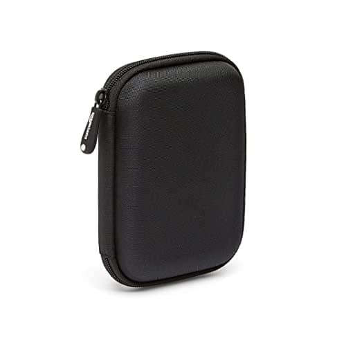 Amazon Basics External Hard Drive Case, Black — view 2
