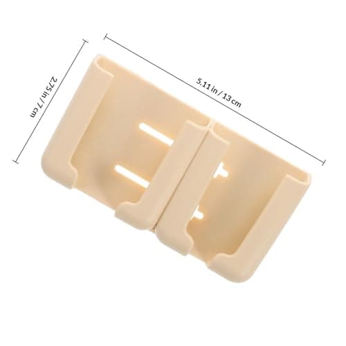 Hemobllo Beige Plastic Phone Holder with Adjustable Angle Car Dashboard — view 2