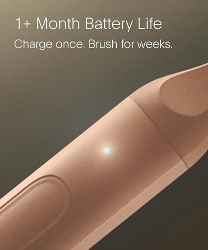 SURI Pro Sonic Electric Toothbrush | Over 4+ Weeks Battery | UV Cleaning Travel Case | Pressure Sensor | Aluminium Body | 2-Minute Timer | Plant-Based Head | Pink — view 6