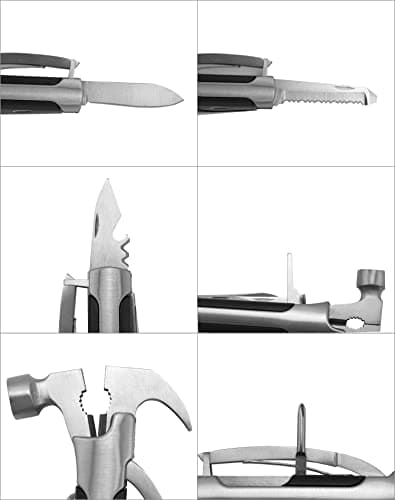 QWORK® All in One Hammer Multitool, Multi Tool Gadgets, Camping Accessories, Gift for Birthday Christmas Fathers Day — view 4