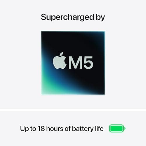 Apple MacBook Air 13-inch Laptop M5 chip with 10-core CPU and 10-core GPU: Built for AI, 13.6-inch Liquid Retina Display, 16GB Unified Memory, 1TB SSD, 12MP Center Stage, Touch ID, Wi-Fi 7; Sky Blue — view 2