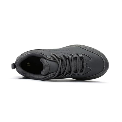 YOUTHUP Men's Low Top Hiking Shoes Breathable Comfort Easy-On Trekking — view 5