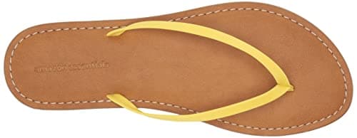 Amazon Essentials Women's Thong Sandal, Bright Yellow, 7 UK — view 6