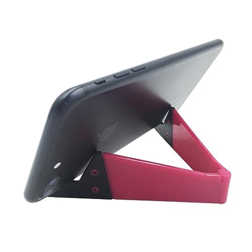 jojofuny V Shape Phone Tablet Stand Holder Foldable Tpr 5 Pack