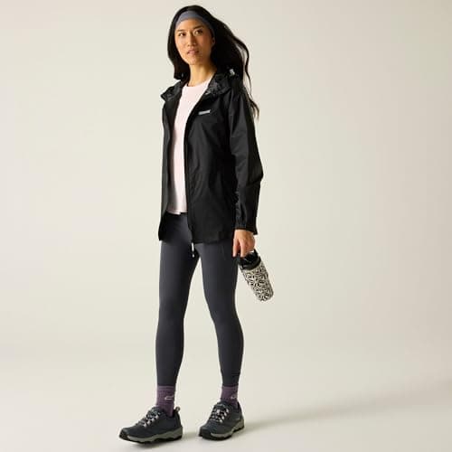 Regatta Women's Pack It III Waterproof Shell Jacket, Black, 10 UK — view 4