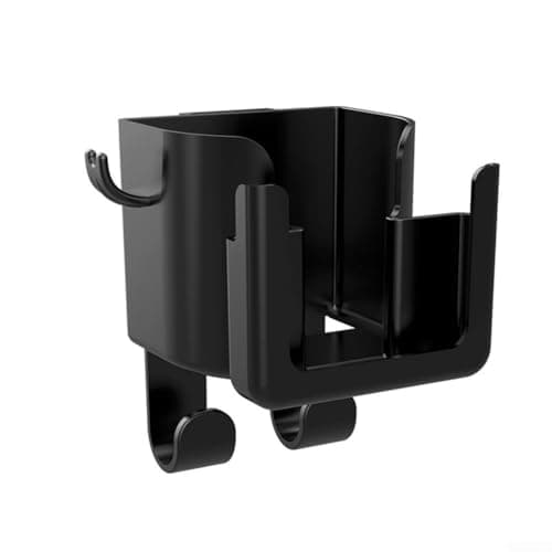 SiSinkal Car Back Seat Storage Hooks 2pcs, Adjustable Hanger Holder for Cup Phone Bag Bottle, ABS Interior Organizer for Travel Snacks Toys Baby Supplies Vehicle Fit — view 3