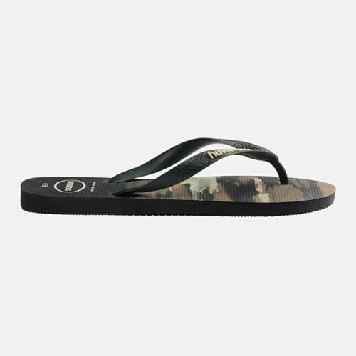 Havaianas Top Camu Men FlipFlop Black/Green Olive 10/11 UK — view 3