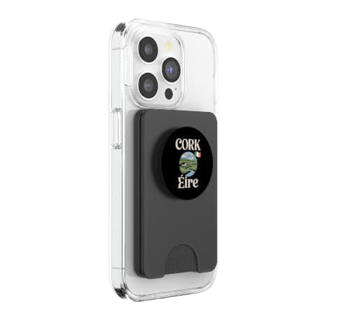 Cork Éire Travel City Irish Pride Emblem PopSockets PopWallet for MagSafe — view 4