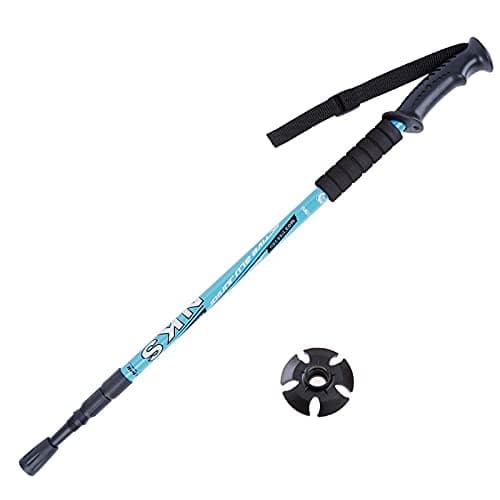 hikehobby® Telescopic Trekking Hiking Pole Staff Walking Cane Stick Adjustable Stretch From 24" to 53" approx
