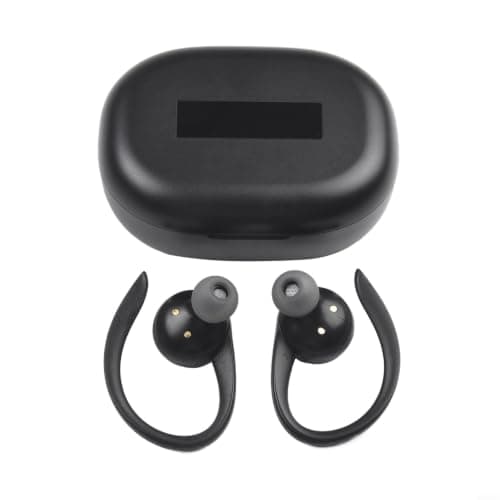 Noise Cancelling Headphones Wireless LED Display Black — view 5