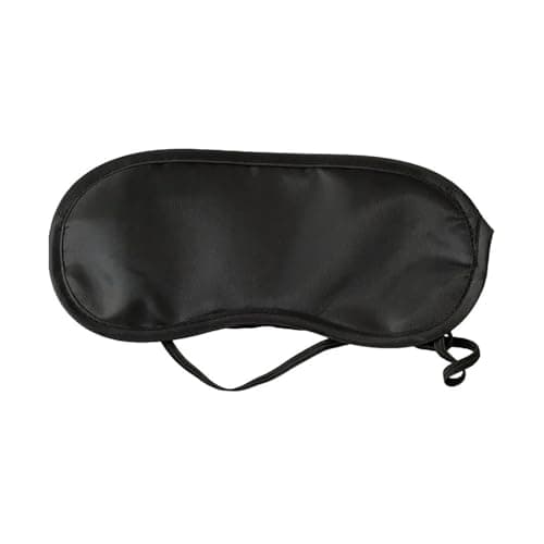 Van Der Linn Soft Eye Mask Sleeping Blindfold Travel Relaxation Comfortable Light Weight (Black Eyemask) — view 2